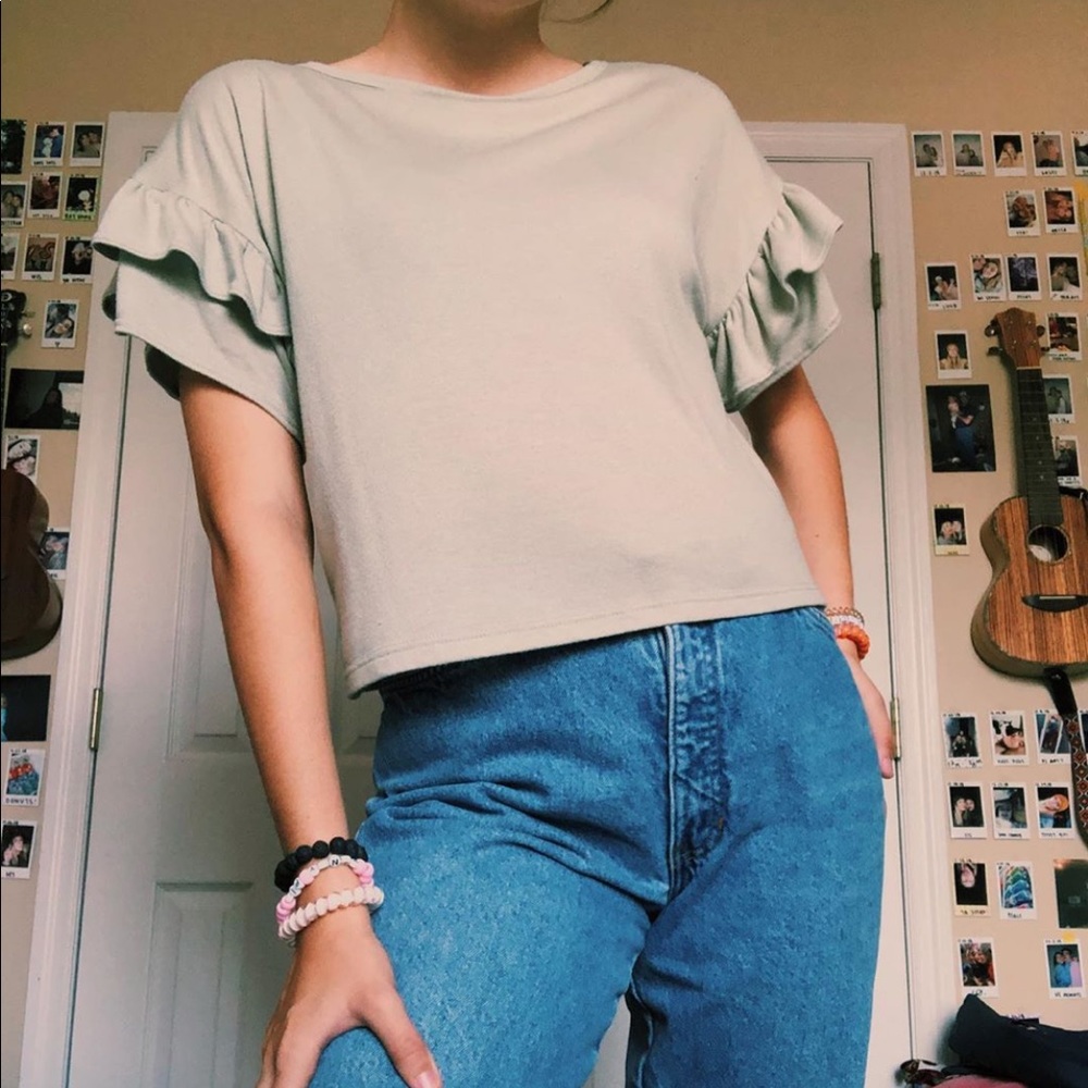 softest pale green dress shirt!